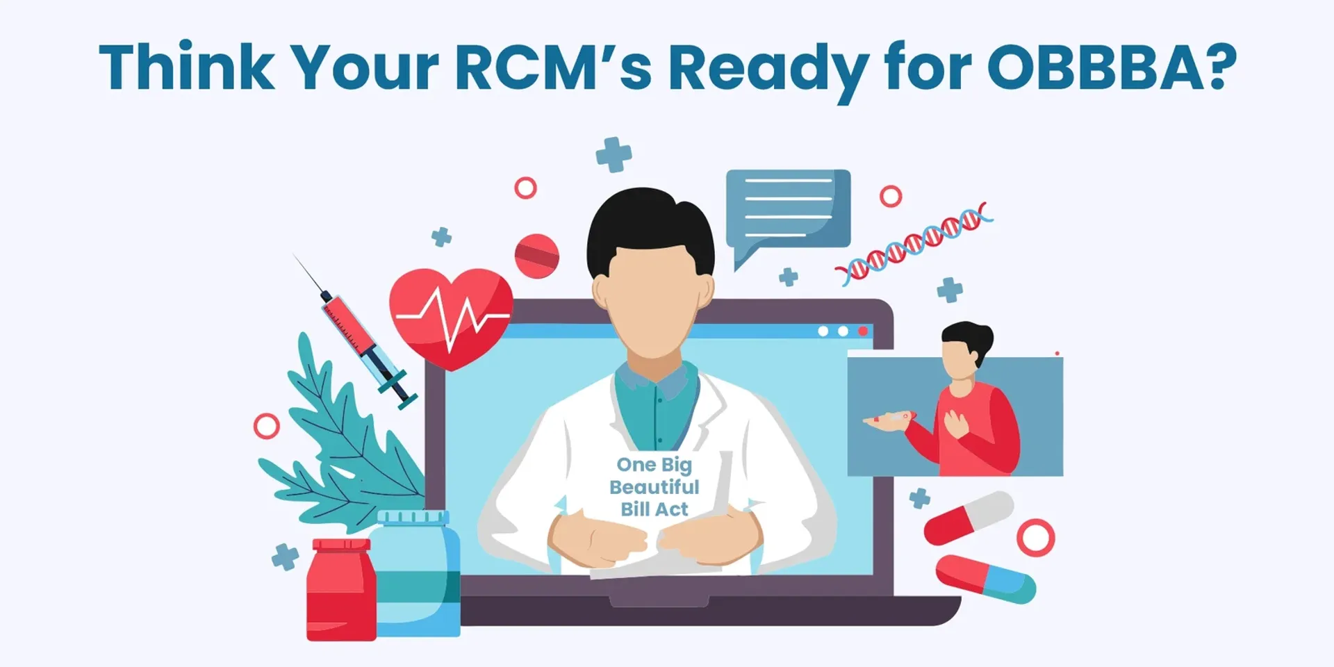 A healthcare provider reading about the impact of One Big Beautiful Bill Act (OBBBA) on healthcare