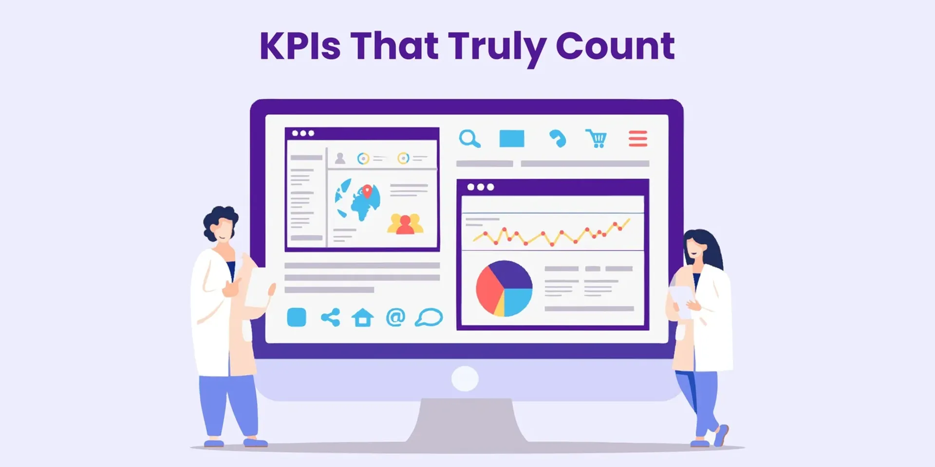 Image of physicians looking at RCM dashboards